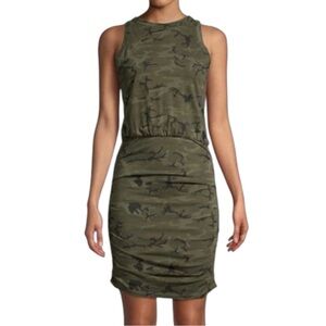 N:PHILANTHROPY NWT Women’s Size XS Green Camo Print Majorica Sleeveless Dress